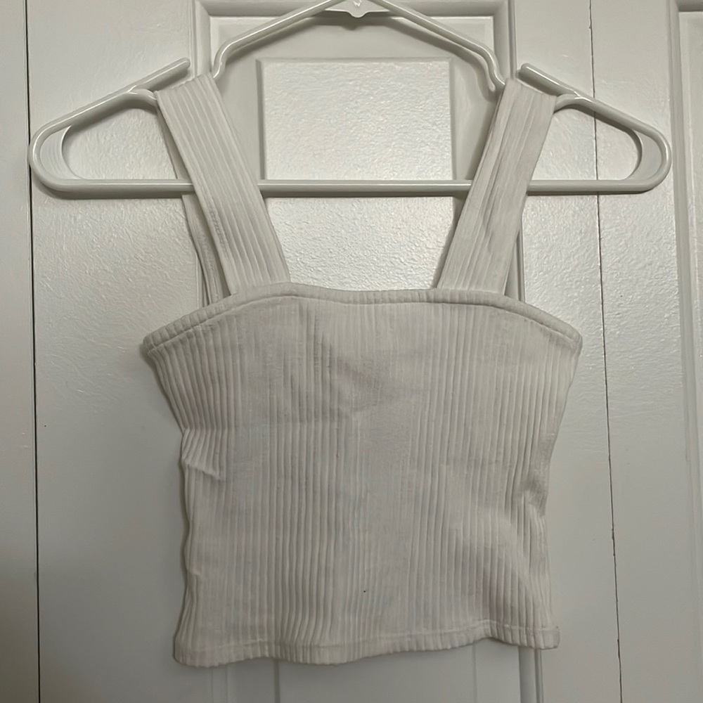 SKY AND SPARROW™ WHITE TANK TOP